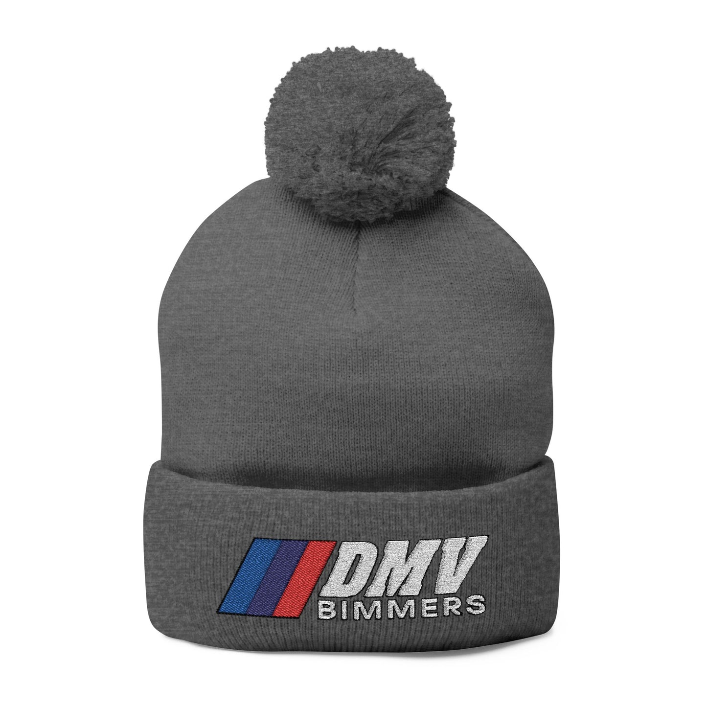 Pom-Pom Knit Cap (Embroidery)