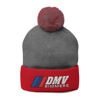 Pom-Pom Knit Cap (Embroidery)