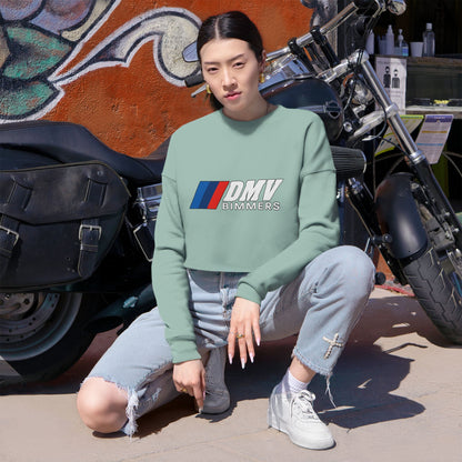 DMV Bimmers Women's Cropped Sweatshirt – Stylish & Trendy Apparel for Car Enthusiasts